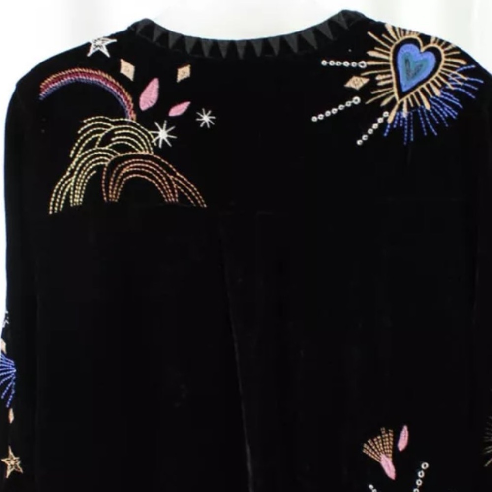 Johnny Was Eden Celestial Velvet Voyager tunic/Jacket NWT - Picture 12 of 16